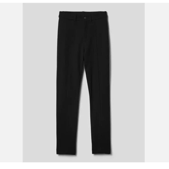 GAP High Rise Double Knit Skinny Pants Soft PONTE Pintuck Pleat Black Size 2 NWT - Picture 7 of 12